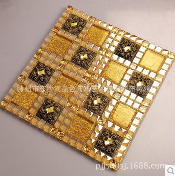 厂家供应欧式现代风格金属马赛克,电视背景墙 - 厂家供应欧式现代风格金属马赛克,电视背景墙厂家 - 厂家供应欧式现代风格金属马赛克,电视背景墙价格 - 滕州市东沙河晶色年华艺术玻璃装饰材料厂 - 