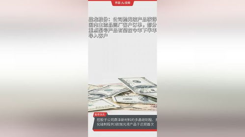 鼎龙股份 公司抛光液产品获得国内主流晶圆厂客户订单,部分重点型号产品有望在今年下半年导入客户